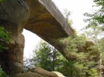 just one of the many natural arches in Red River Gorge